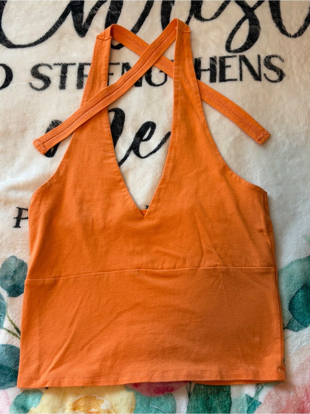 Hollister V-Neck Tie Up Tank Top